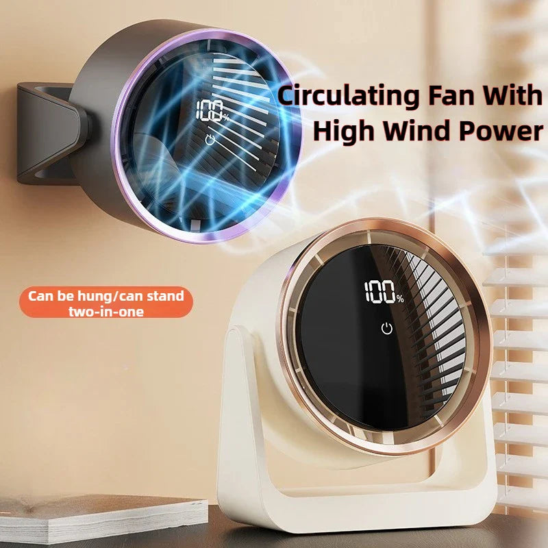 Touchscreen Circulating Mini Fan