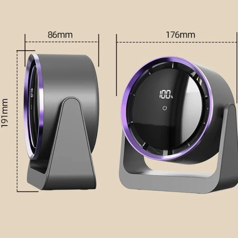 Touchscreen Circulating Mini Fan