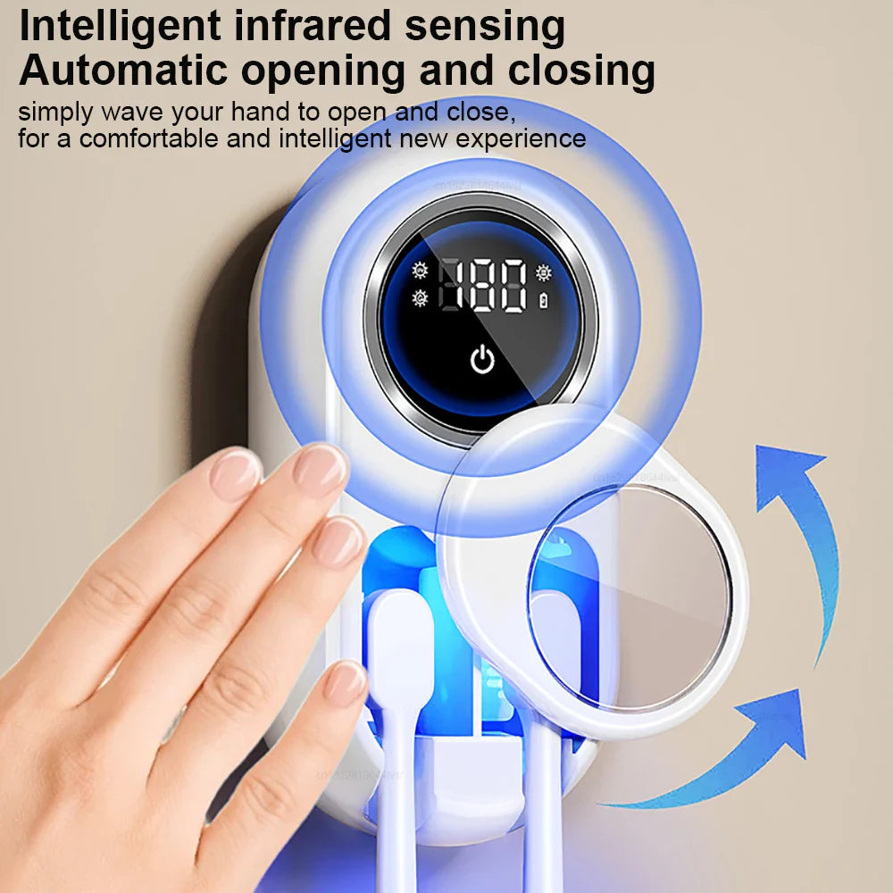 Smart UV Toothbrush Holder