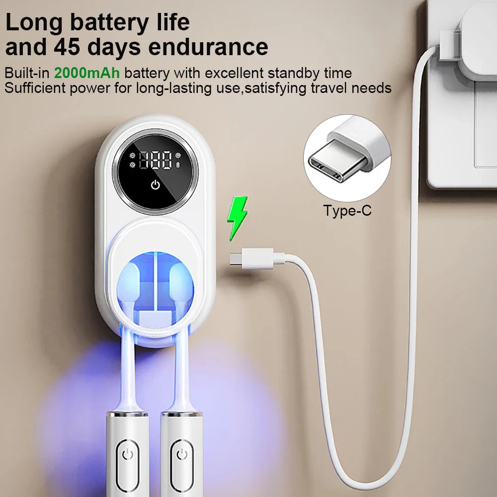 Smart UV Toothbrush Holder